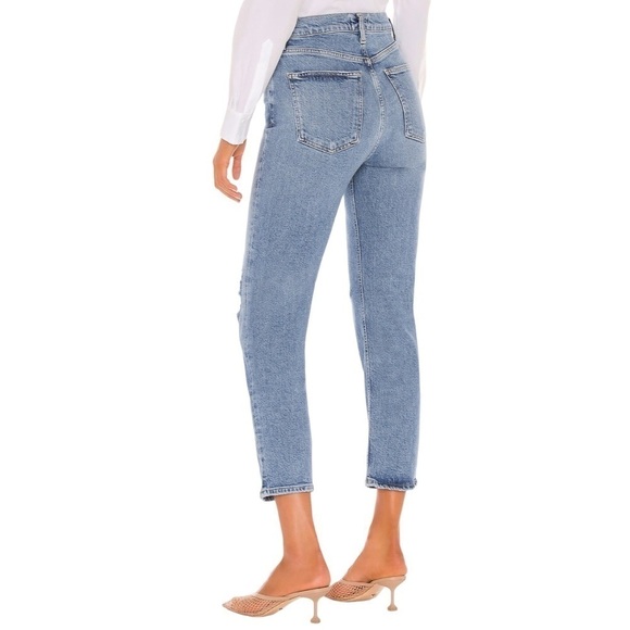 AGOLDE x REVOLVE High Rise Wilder Straight Leg Jeans in Whiplash - Picture 2 of 14